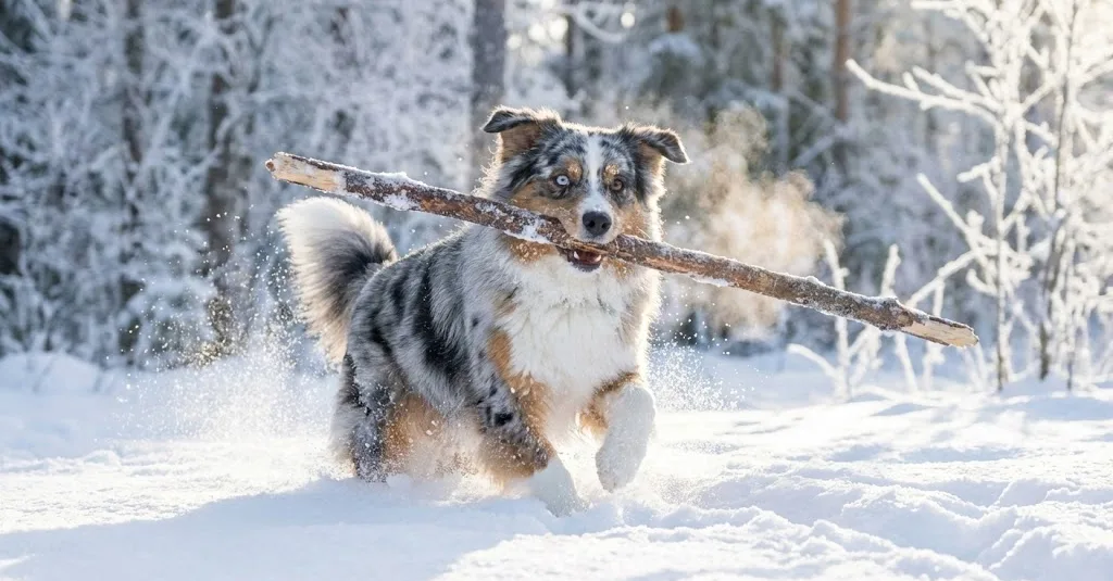 Зимний уход за мини аусси
